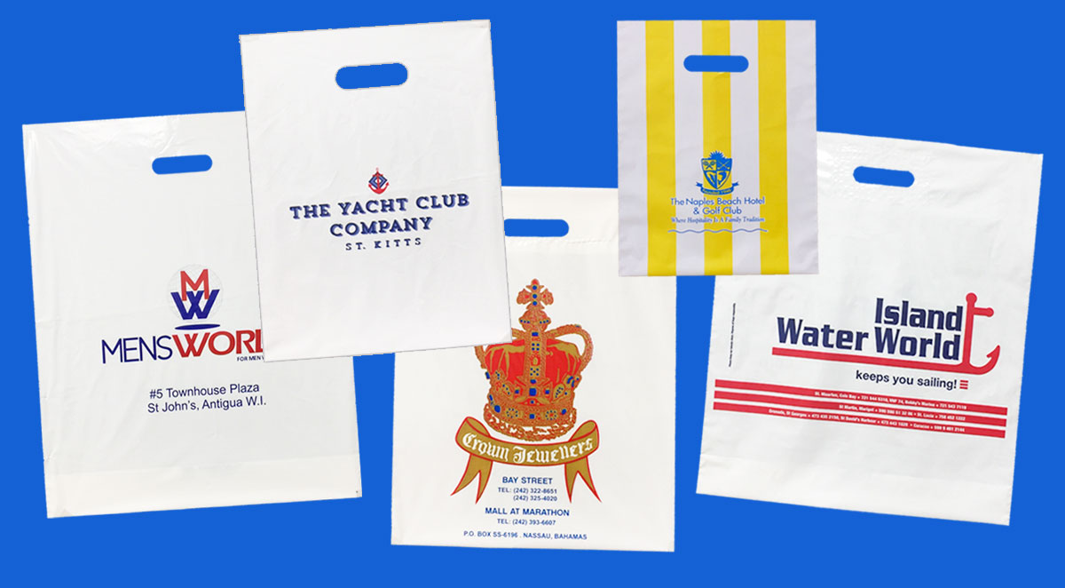 Custom Printed Promotional Bags Personalized Plastic Bags Logo